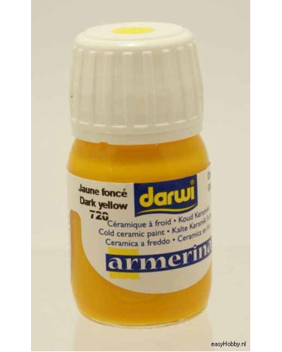 Porseleinverf 720 donker geel 30ML Porseleinverf 720 donker geel 30ML