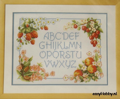 A B C bloemen/fruit A B C bloemen/fruit