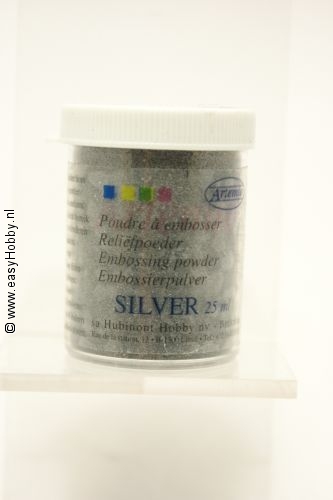 Reliefpoeder kleur zilver,  Artemio