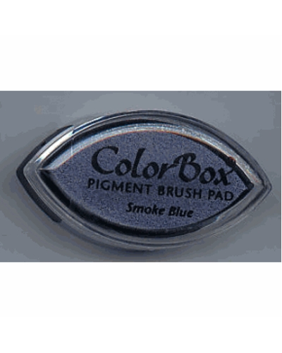 Stempelkussen color box kleur rookblauw