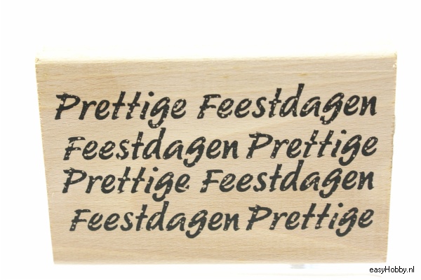 Stempel Prettige feestdagen Stempel Prettige feestdagen