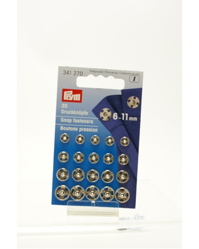 Prym, Metalen drukknoop 6 - 11 mm