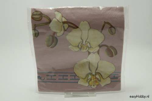 4 Servetten, Orchidee (197) 4 Servetten, Orchidee (197)