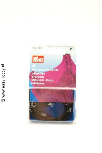 Prym, schouderbandhouders, zwart