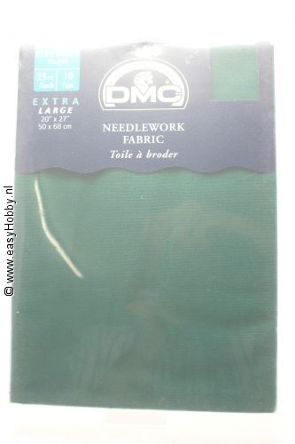 DMC handwerkstof evenweave donker groen