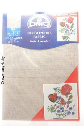 DMC handwerkstof  linnen zacht lila