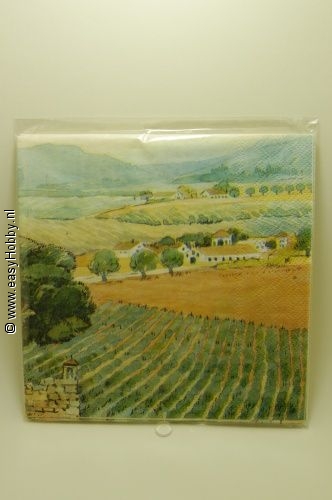 4 Servetten, Landschap (303) 4 Servetten, Landschap (303)