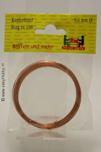 Koper draad 0,6 mm - rol Koper draad 0,6 mm - rol