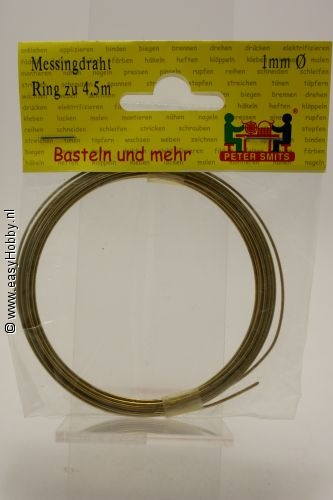Messing draad 1,0 mm - rol Messing draad 1,0 mm - rol