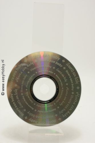 CD bedrukt met tekst -Hoera een baby - CD bedrukt met tekst -Hoera een baby -