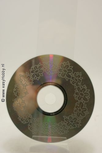 CD bedrukt met bloemetjes CD bedrukt met bloemetjes